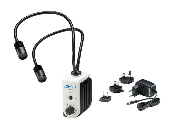Schott EasyLED Double Spotlight PLUS Lighting System | 600.121 - Microscope Marketplace