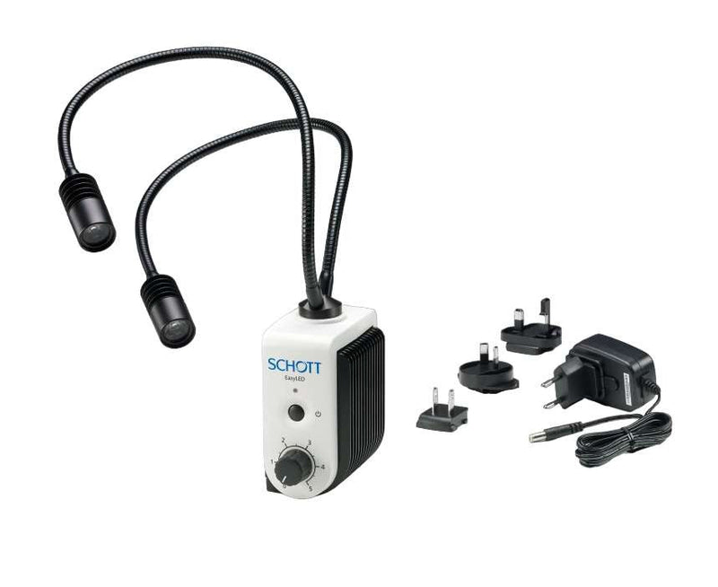 Schott EasyLED Double Spotlight PLUS Lighting System | 600.121 - Microscope Marketplace