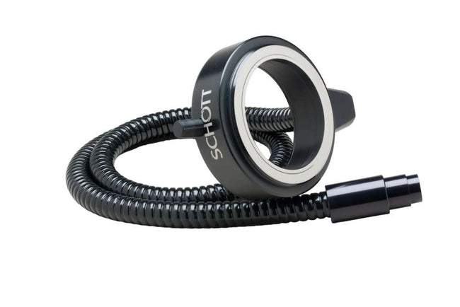 Schott Fiber Optic Ringlight 66 mm Vertical Exit | A08680 - Microscope Marketplace