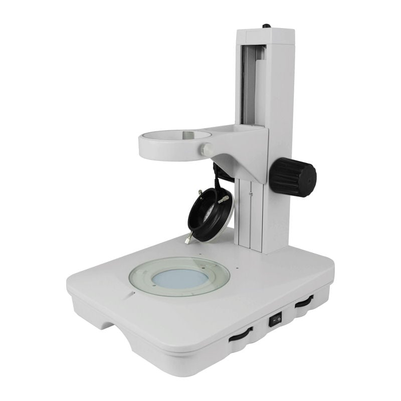 Munday Microscope Track Stand, 76mm LED Dual Illuminated Light Track Stand - microscopemarketplace