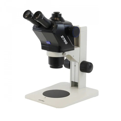 Microscope Unitron Z750 Stereo Microscope On Plain Focusing Stand | Model 75000 - Microscope Marketplace