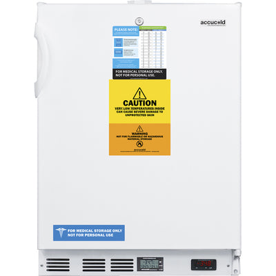 Accucold 3.5 Cu.Ft. All-Freezer, 24" Wide, ADA Compliant, Built-In Capable | Model VLT650ADA - microscopemarketplace
