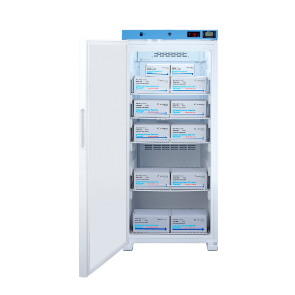 Accucold 24" Wide Upright Healthcare Refrigerator, Certified to NSF/ANSI 456 Vaccine | Model ACR1011WNSF456LHD - microscopemarketplace