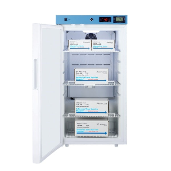 Accucold 19" Wide Healthcare Refrigerator, Certified to NSF/ANSI | Model ACR31WNSF456LHD - microscopemarketplace