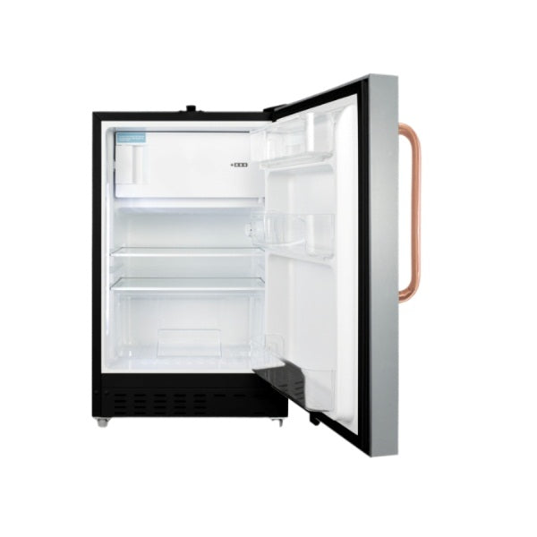 Accucold 21" Wide Built-in Refrigerator-Freezer, ADA Compliant | Model ADA302BRFZSSTBC - microscopemarketplace
