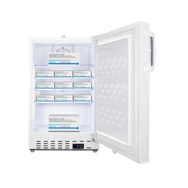 Accucold 20" Wide Built-In Healthcare All-Refrigerator, ADA Compliant | Model ADA404REFCAL