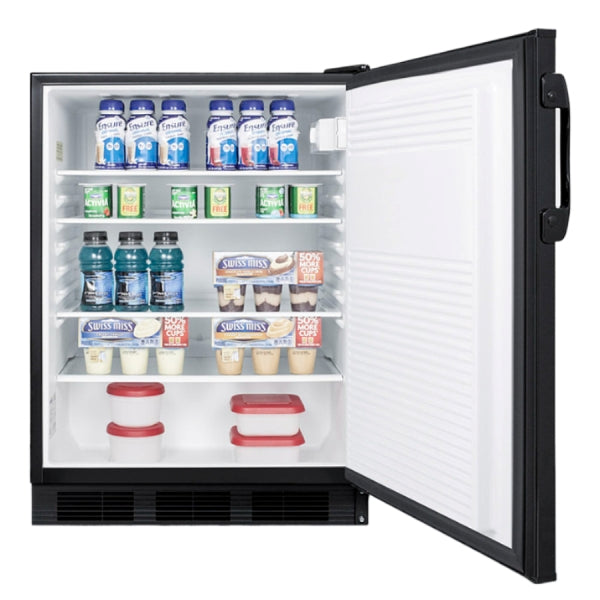 Accucold 24" Wide All-Refrigerator, ADA Compliant | Model AL752BK - Microscope Marketplace