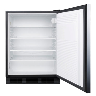 Accucold 24" Wide Built-In All-Refrigerator, ADA Compliant | Model AL752BKSSHH - Microscope Marketplace