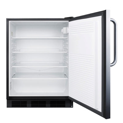 Accucold 24" Wide Built-In All-Refrigerator, ADA Compliant | Model AL752BKSSTB - Microscope Marketplace