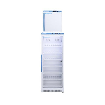 Accucold 24" Wide Performance Series All-Refrigerator/All-Freezer Combination | Model ARG12PV-AFZ1PVSTACK - Microscope Marketplace