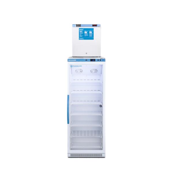 Accucold 24" Wide Performance Series All-Refrigerator/All-Freezer Combination | Model ARG12PV-FS24LSTACKMED2 - Microscope Marketplace