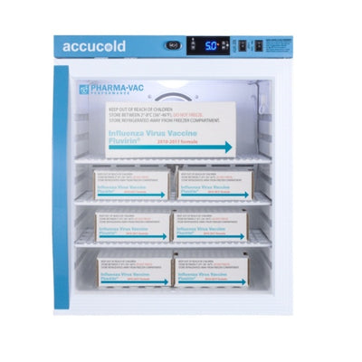 Accucold 1 Cu.Ft. Compact Vaccine Refrigerator, Certified to NSF/ANSI 456 Vaccine  | Model ARG1PV456 - Microscope Marketplace