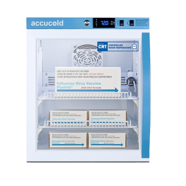 Accucold 2 Cu.Ft. Compact Controlled Room Temperature Cabinet | Model ARG2PV-CRTLHD - Microscope Marketplace