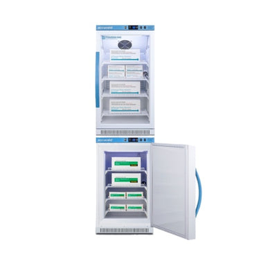 Accucold 20" Wide Performance Series All-Refrigerator/All-Freezer | Model ARG31PVBIADA-AFZ2PVBIADASTACK - Microscope Marketplace