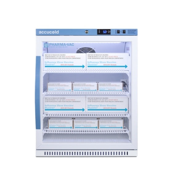Accucold 6 Cu.Ft. ADA Height Vaccine Refrigerator, Certified to NSF/ANSI 456 Vaccine | Model ARG61PVBIADA456