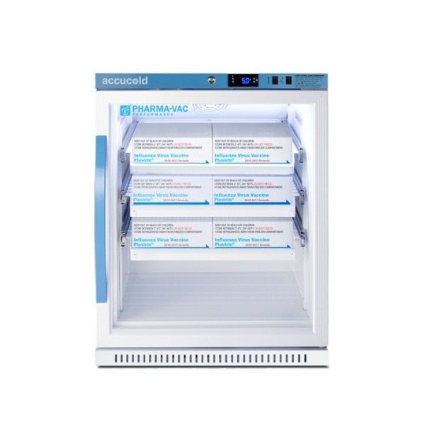 Accucold 6 Cu.Ft. ADA Height Vaccine Refrigerator, with Removable Drawers | Model ARG61PVBIADADR - Microscope Marketplace
