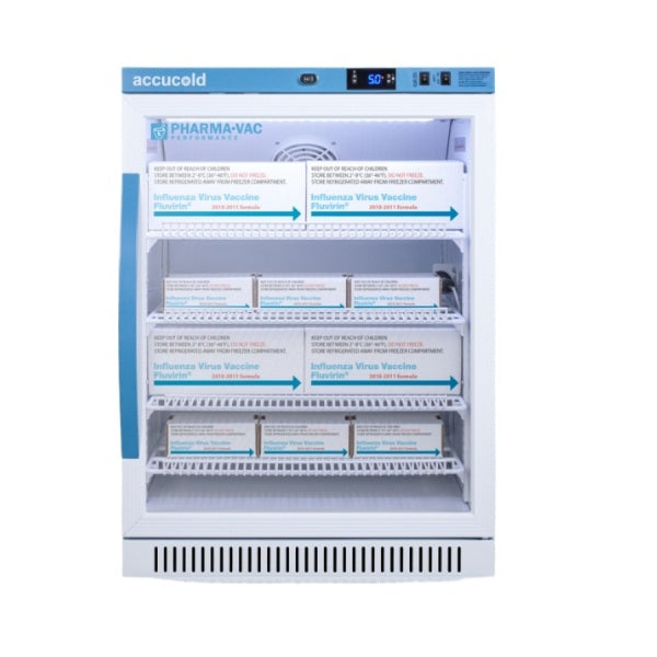 Accucold 6 Cu.Ft. ADA Height Vaccine Refrigerator, Certified to NSF/ANSI 456 Vaccine | Model ARG6PV456