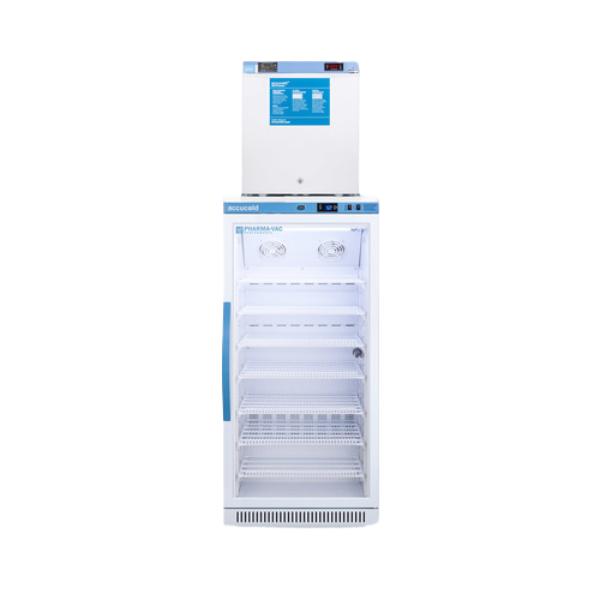 Accucold 24" Wide All-Refrigerator/All-Freezer Combination | Model ARG8PV-FS24LSTACKMED2 - Microscope Marketplace