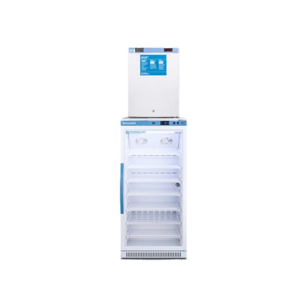 Accucold 24" Wide All-Refrigerator/All-Freezer Combination | Model ARG8PV-FS30LSTACKMED2 - Microscope Marketplace