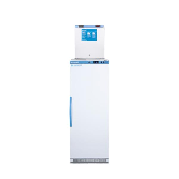 Accucold 24" Wide All-Refrigerator/All-Freezer Combination | Model ARS12PV-FS24LSTACKMED2 - Microscope Marketplace