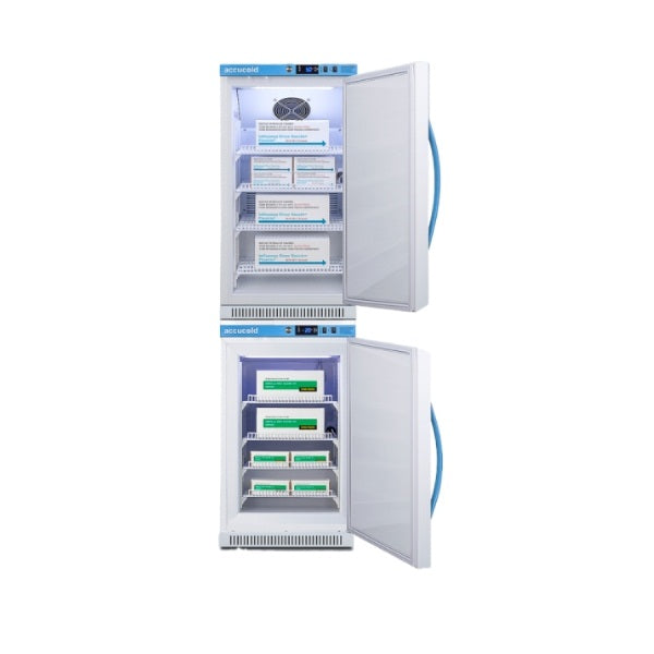 Accucold 20" Wide Performance Series All-Refrigerator/All-Freezer | Model ARS32PVBIADA-AFZ2PVBIADASTACK - Microscope Marketplace