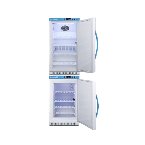 Accucold 20" Wide Performance Series All-Refrigerator/All-Freezer | Model ARS32PVBIADA-AFZ2PVBIADASTACK - Microscope Marketplace