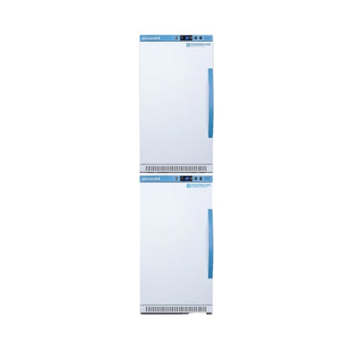 Accucold 20" Wide Performance Series All-Refrigerator/All-Freezer | Model ARS32PVBIADA-AFZ2PVBIADASTACKLHD - Microscope Marketplace