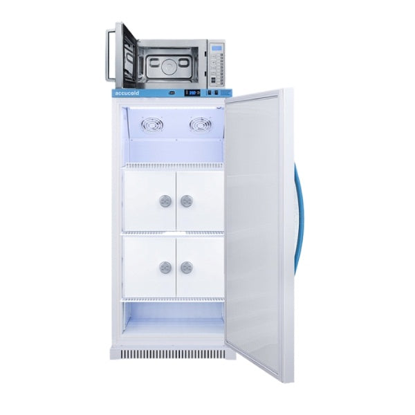 Accucold 8 Cu.ft. Momcube Breast Milk Refrigerator/Microwave Combination | Model ARS8MLMCLK-SCM1000SS