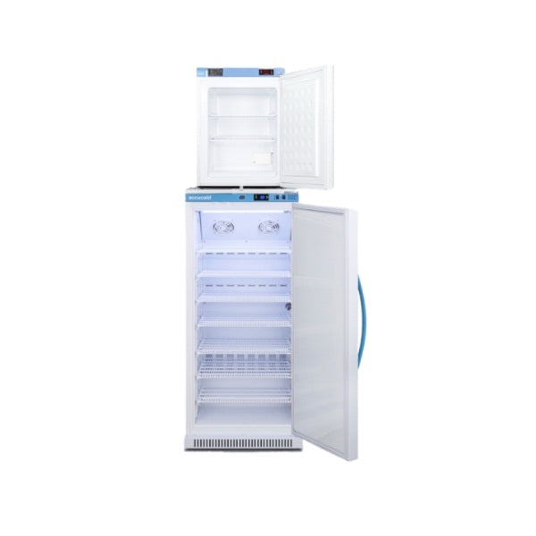 Accucold 24" Wide All-Refrigerator/All-Freezer Combination | Model ARS8PV-FS30LSTACKMED2 - Microscope Marketplace