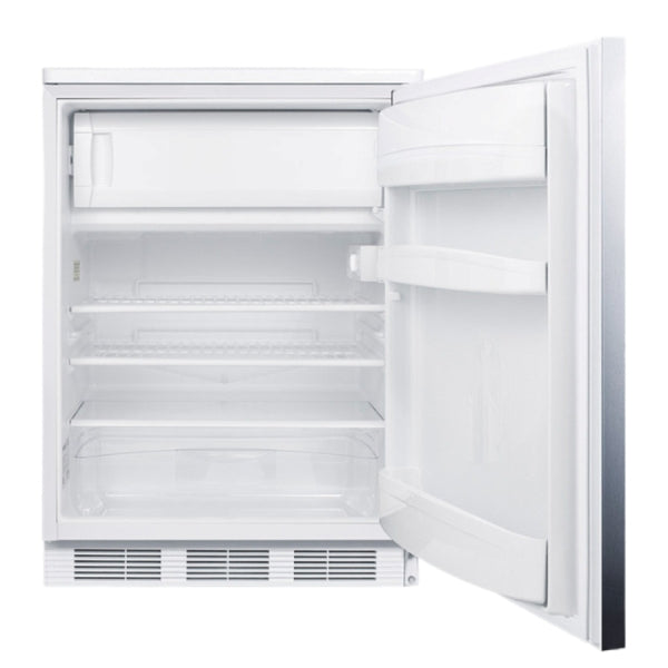 Accucold 24" Wide Refrigerator-Freezer | Model CT66LWSSHH - Microscope Marketplace
