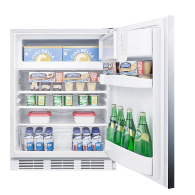 Accucold 24" Wide Refrigerator-Freezer, ADA Compliant | Model CT66LWSSHHADA - Microscope Marketplace