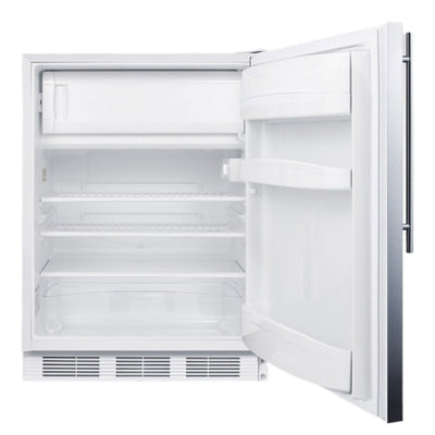 Accucold 24" Wide Refrigerator-Freezer, ADA Compliant | Model CT66LWSSHVADA - Microscope Marketplace