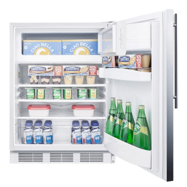Accucold 24" Wide Refrigerator-Freezer, ADA Compliant | Model CT66LWSSHVADA - Microscope Marketplace