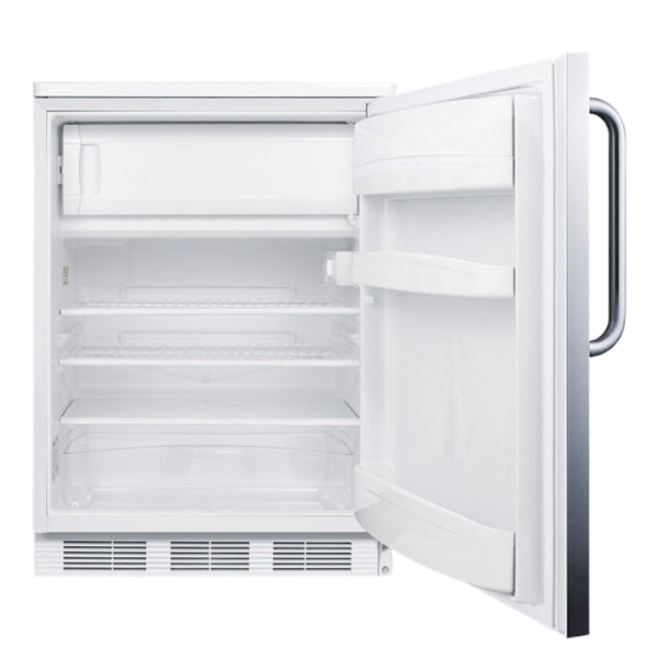 Accucold 24" Wide Refrigerator-Freezer | Model CT66LWSSTB