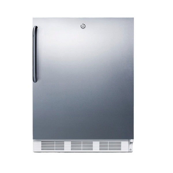 Accucold 24" Wide Refrigerator-Freezer, ADA Compliant | Model CT66LWSSTBADA