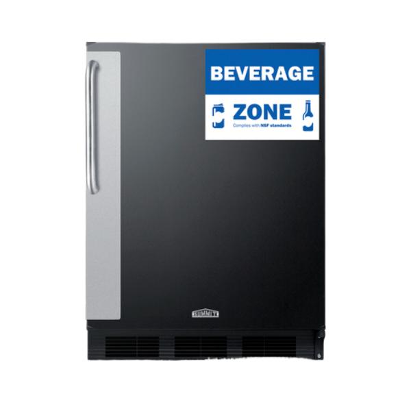 Accucold 24" Wide All-Refrigerator, ADA Height | Model FF6BK7BZADA - Microscope Marketplace