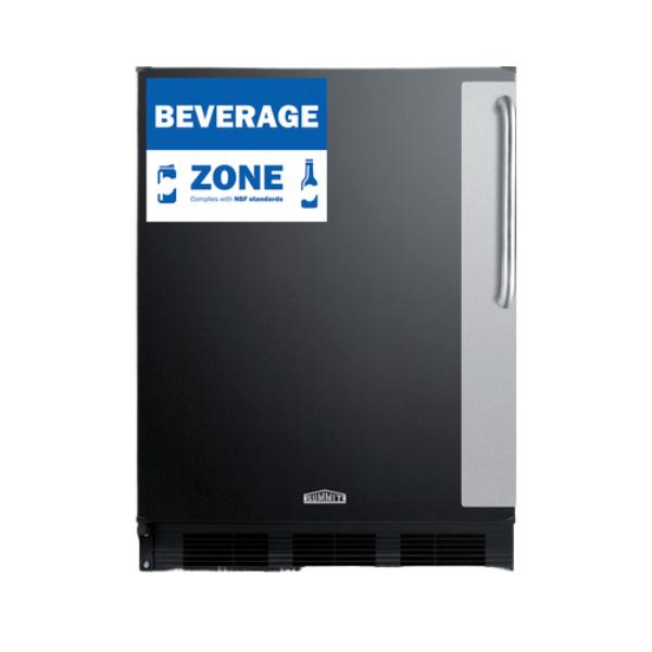 Accucold 24" Wide All-Refrigerator, ADA Height | Model FF6BK7BZADALHD - Microscope Marketplace