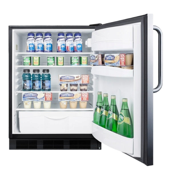 Accucold 24" Wide Built-In All-Refrigerator, ADA Compliant | Model FF6BK7CSSADA