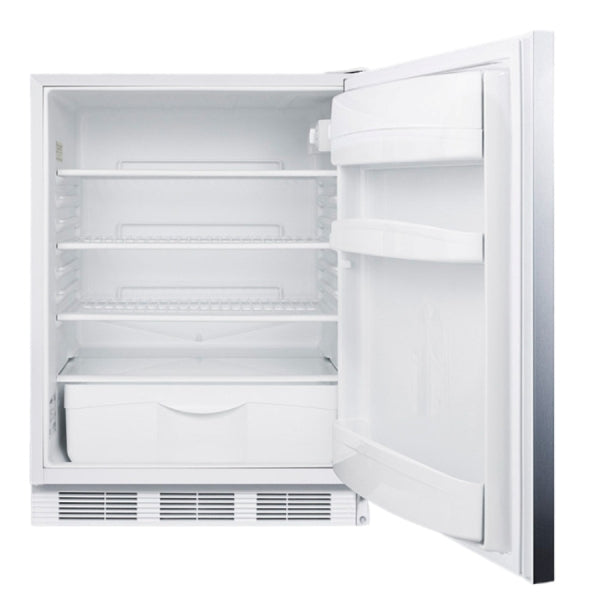 Accucold 24" Wide All-Refrigerator, ADA Compliant | Model FF6LW7SSHHADA - Microscope Marketplace