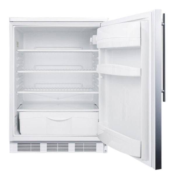 Accucold 24" Wide All-Refrigerator | Model FF6LW7SSHV - Microscope Marketplace