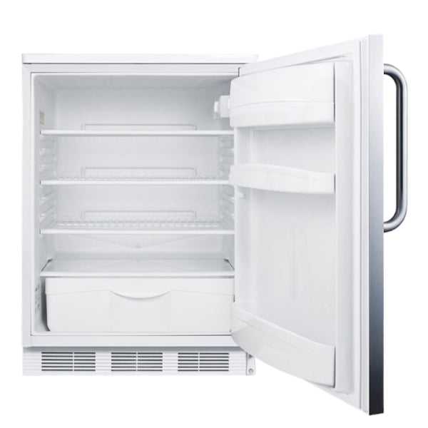 Accucold 24" Wide All-Refrigerator | Model FF6LW7SSTB - Microscope Marketplace