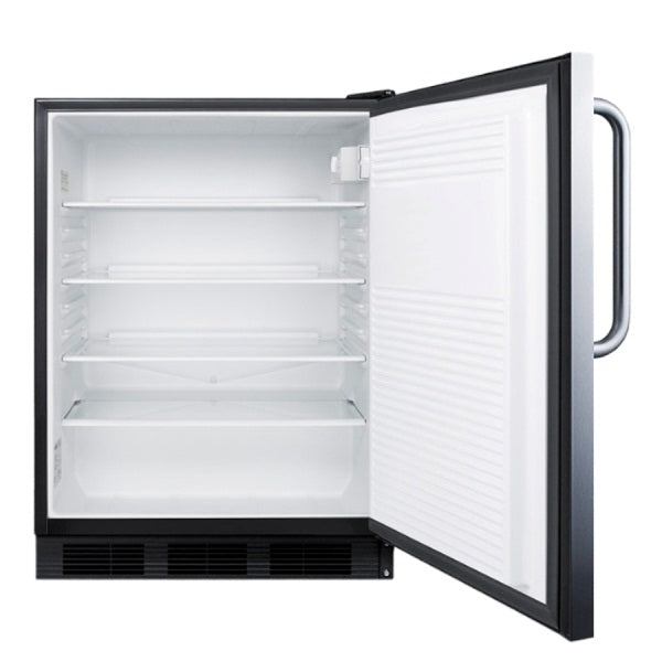 Accucold 24" Wide All-Refrigerator | Model FF7BKSSTB - Microscope Marketplace