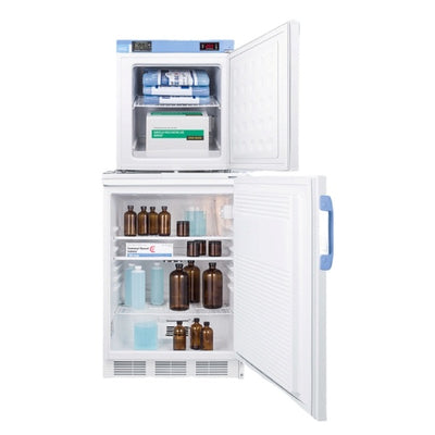 Accucold 24" Wide All-Refrigerator/All-Freezer Combination | Model FF7LW-FS24LSTACKMED2 - Microscope Marketplace