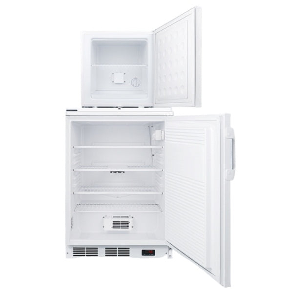 Accucold 24" Wide All-Refrigerator/All-Freezer Combination | Model FF7LW-FS24LSTACKPRO