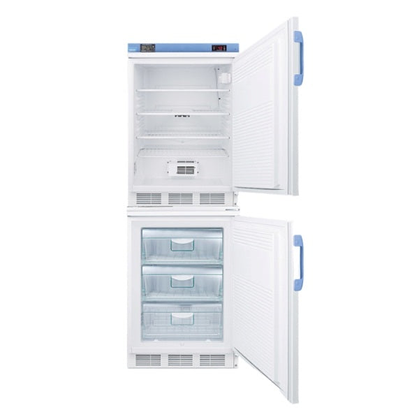 Accucold 24" Wide All-Refrigerator/All-Freezer Combination | Model FF7LW-VT65MLSTACKMED2 - Microscope Marketplace