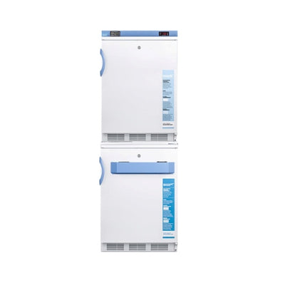 Accucold 24" Wide All-Refrigerator/All-Freezer Combination | Model FF7LW-VT65MLSTACKMED2 - Microscope Marketplace