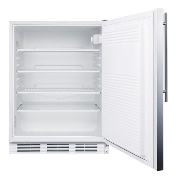 Accucold 24" Wide Built-In All-Refrigerator, ADA Compliant | Model FF7LWBISSHVADA
