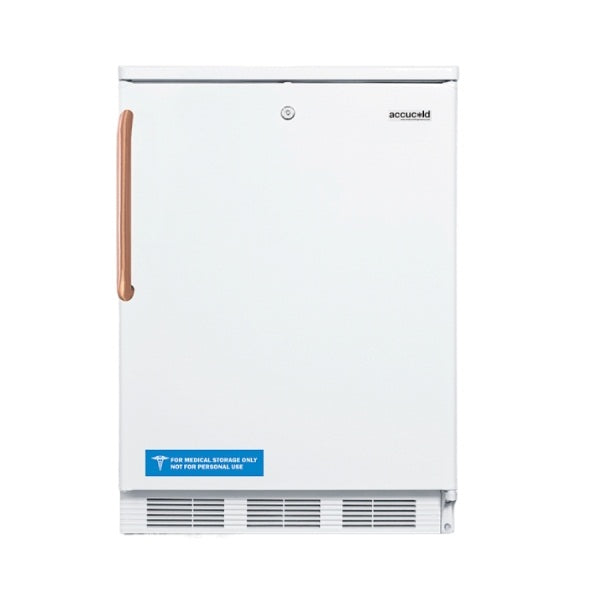 Accucold 24" Wide All-Refrigerator with Antimicrobial Pure Copper Handle | Model FF7LWTBC - Microscope Marketplace