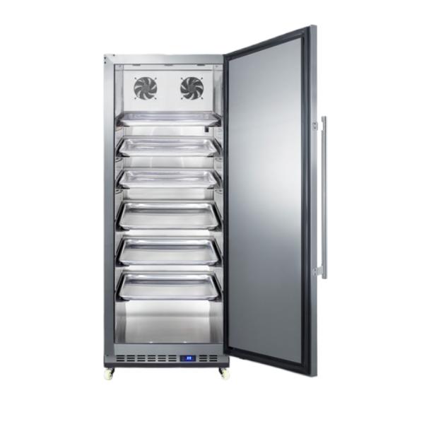 Accucold 24" Wide Mini Reach-In All-Refrigerator with Dolly | Model FFAR121SSRI - Microscope Marketplace