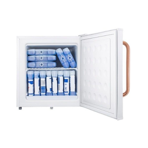 Accucold Compact All-Freezer with Antimicrobial Pure Copper Handle | Model FS24LTBC - Microscope Marketplace